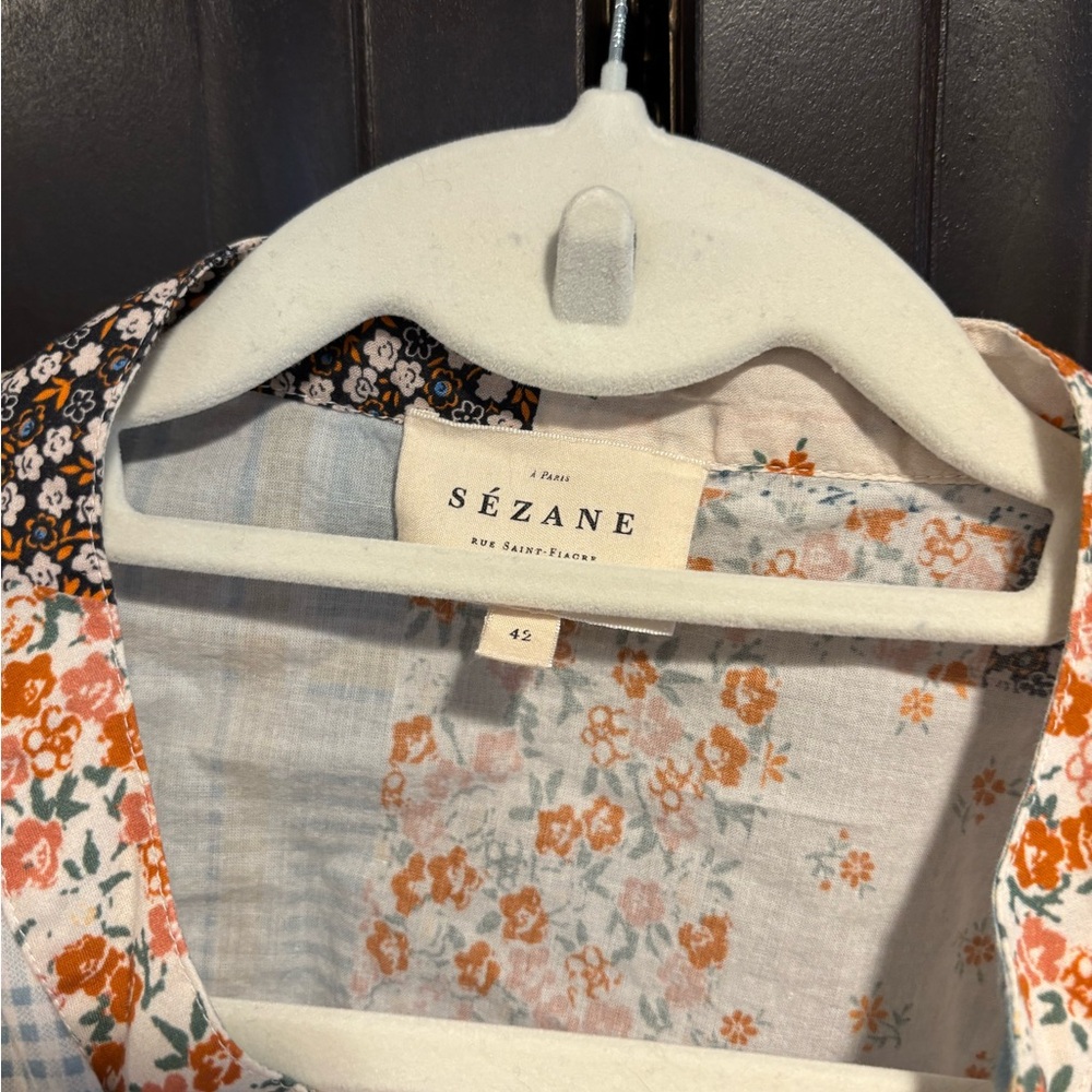 Sezane Women's Patchwork Blouse - Multicolor - image 2